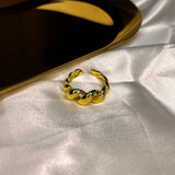 SWIRLY GOLD RING