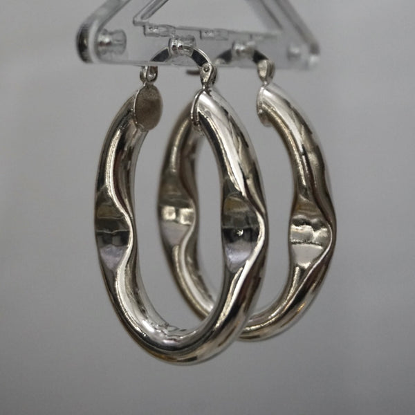 SILVER HOOPS