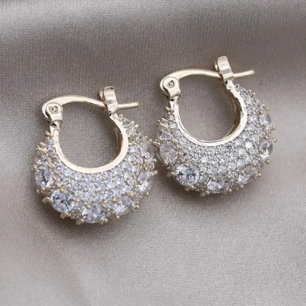 CRYSTAL HOOPS