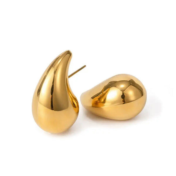 GOLD TEARDROP EARRINGS