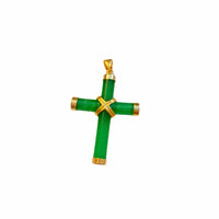 JADE CROSS NECKLACE