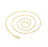 16" SIMPLICITY GOLD NECKLACE